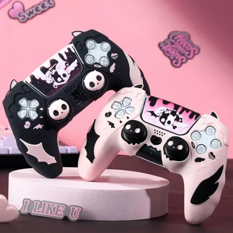 Силиконовый чехол KomoKe Geekshare Cat Bear для Sony Dualsense 5