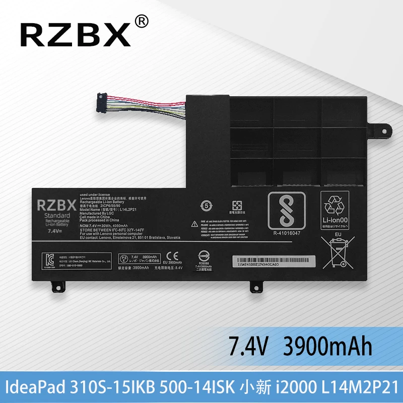 

L14L2P21 Laptop Battery For LENOVO Ideapad 310S-14AST/14IKB/15IKB 320S-15ABR/15AST/15IKB Xiaoxin i2000 Flex3-1435/1470/1480/1535