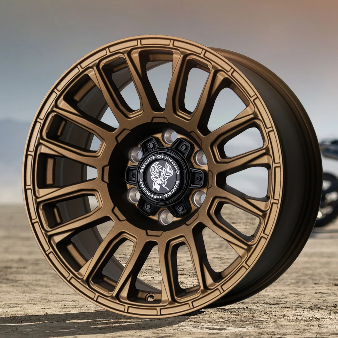 

New product launch 17 inch off-road forged wheels 6x139.7 off-road wheels bronze for GMC Jeep car wheels