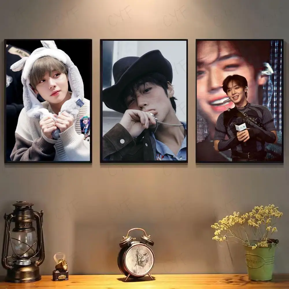 Фото Корейский постер P-PARK JI HOON HD художественная роспись Wallart постер для украшения дома комнаты DIY винтажный декор с принтом №2