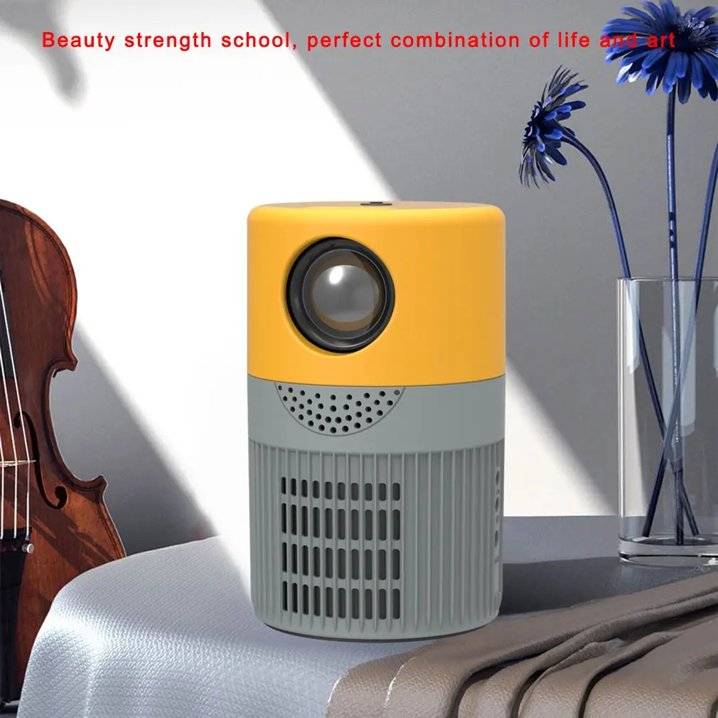 

YT400 Projector LED Portable Video Proyector 480*360P Compatible with HDMI-compatible TV Stick Home Media Player for Children