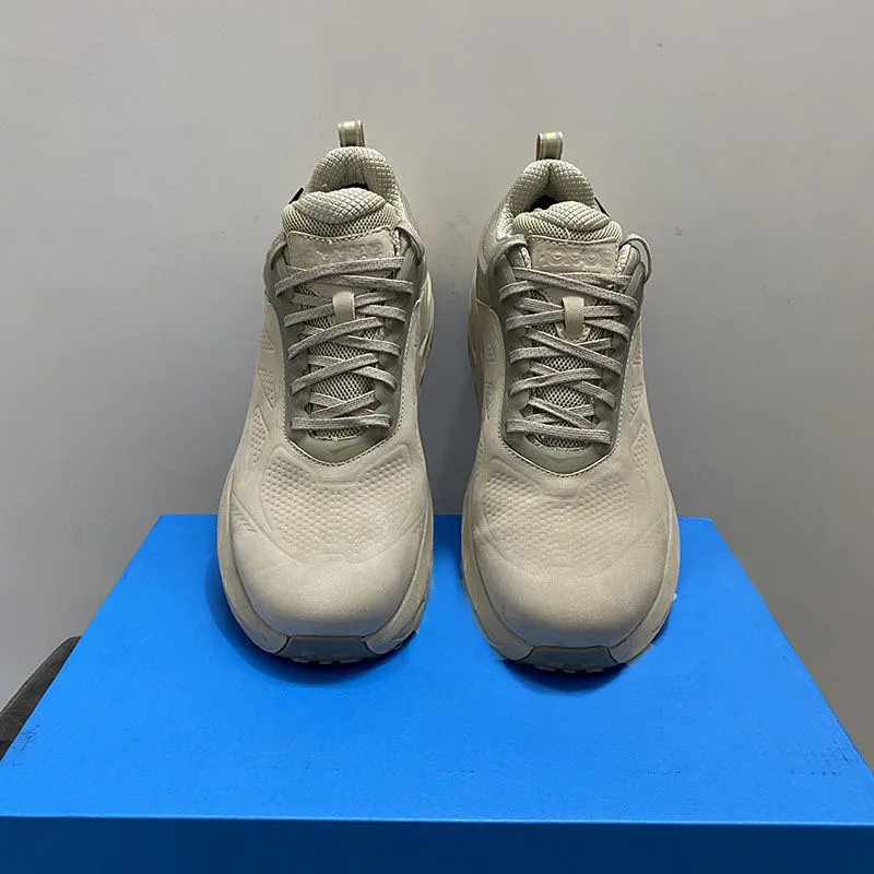 Men`s light microfiber waterproof hiking shoes mens slip-resistant country-cross trekking climbing walking shoes mens hiker