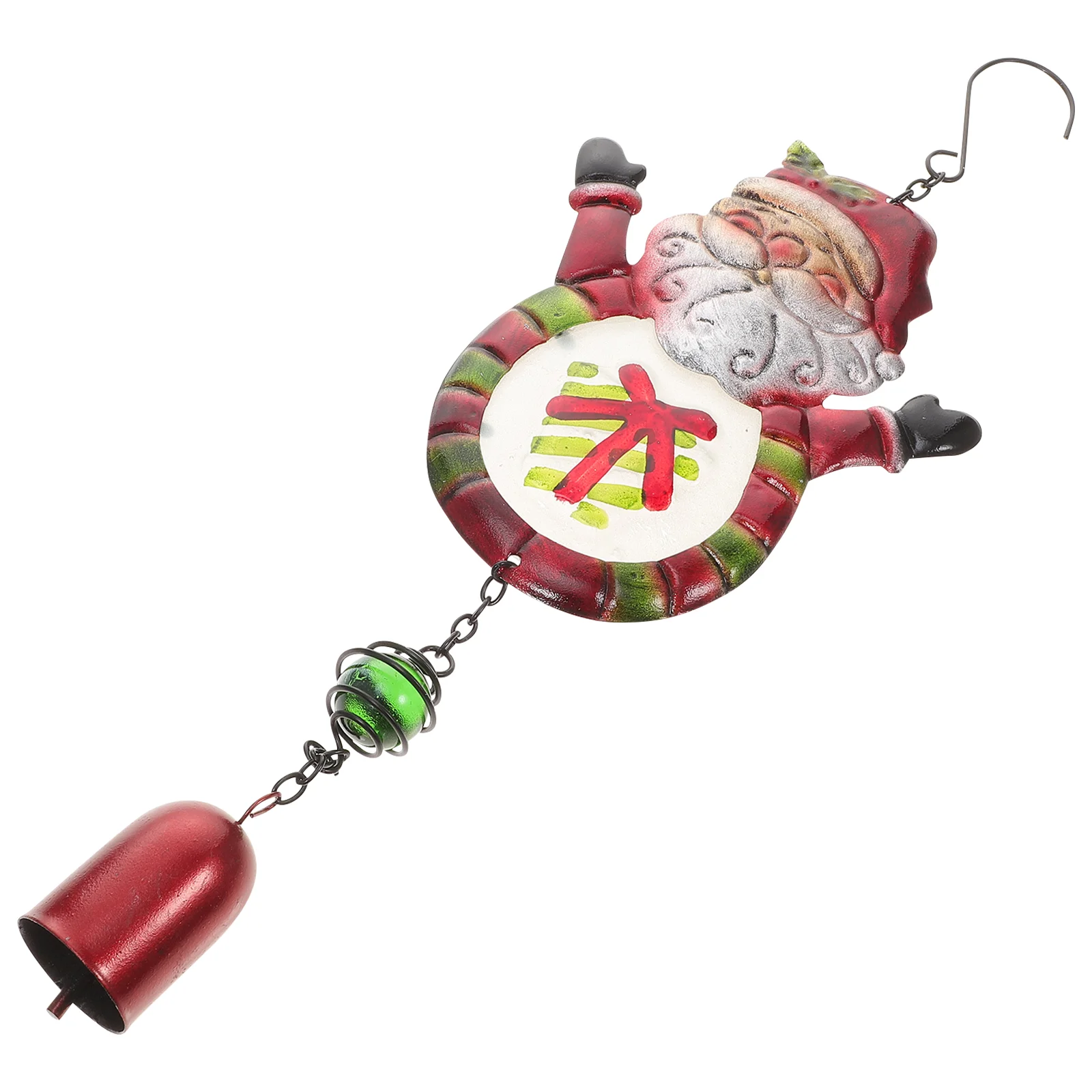 

Christmas Wind Chime Bells Hanging Bell Pendant Ornamentdoor Tubular Chimes Iron Decorative Furin Ornaments Tree Snowman Small