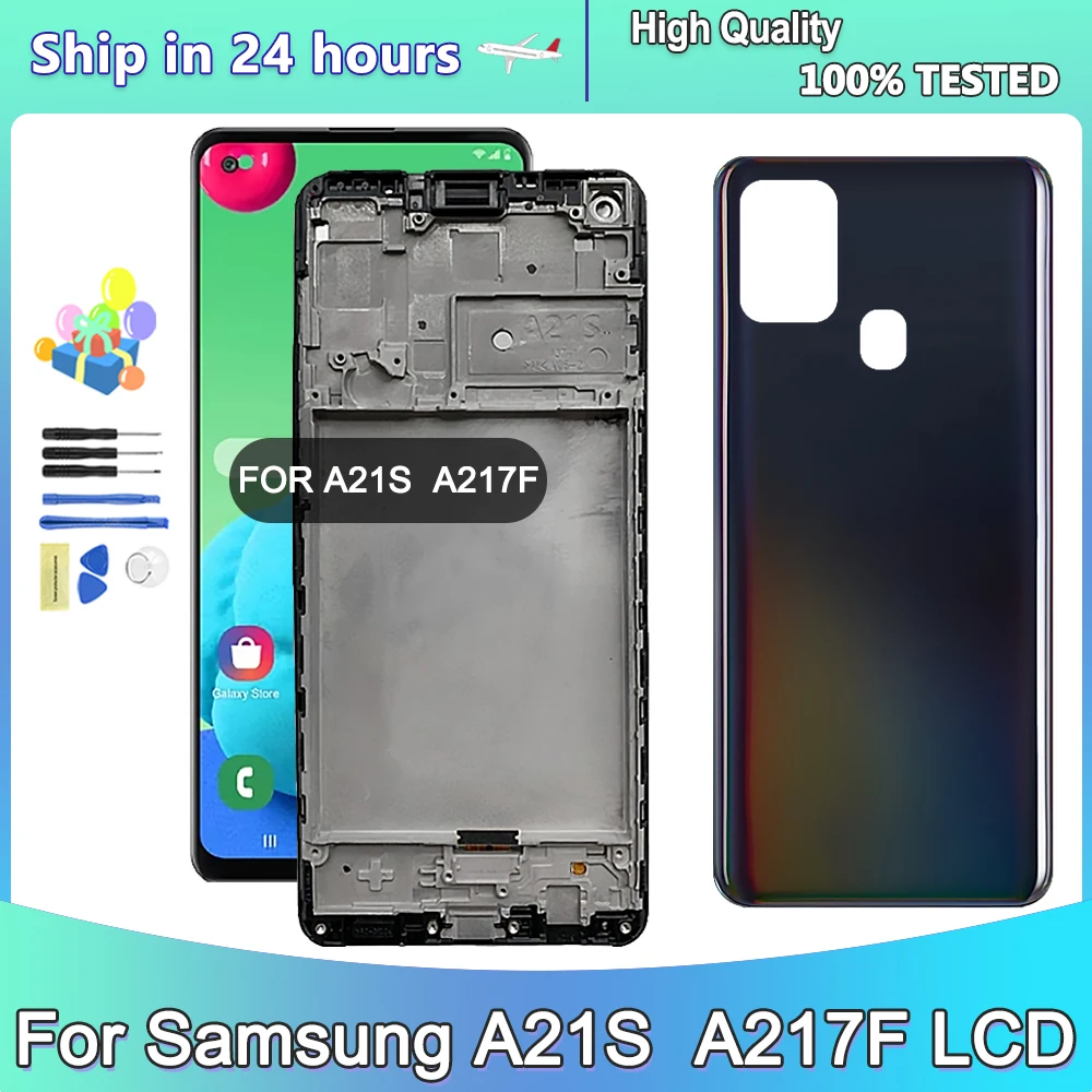 6 5-дюймовый TFT ЖК-дисплей для Samsung Galaxy A21S A217 A217F/DS дигитайзер сенсорного экрана