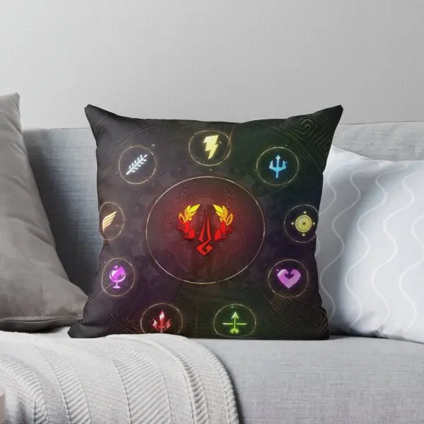

Hades Indie Game Printing Throw Pillow Cover Cushion Bed Case Wedding Bedroom Square Hotel Anime Waist Pillows not include