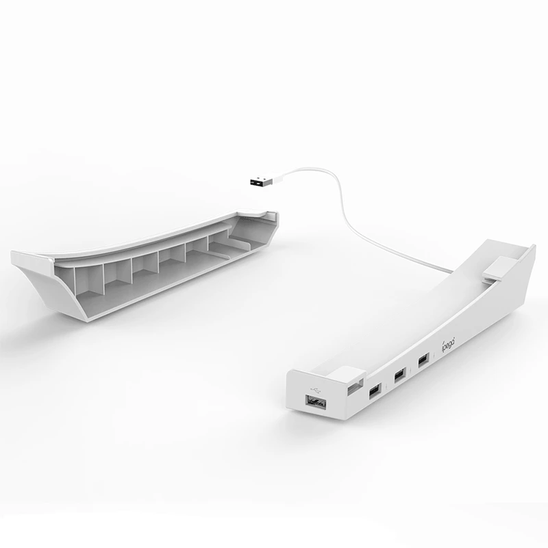 

Horizontal Stand for PS5 Game Console Storage Rack Play Station 5 Disc/digital Edition Universal Bracket Multiple USB Interfaces