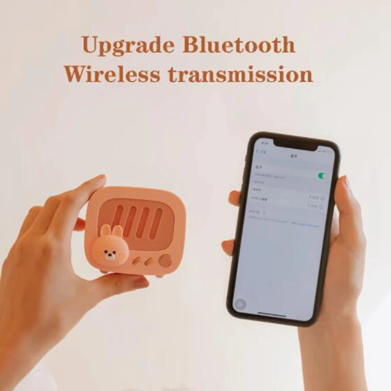 Bluetooth portable speaker car hands-free mobile phone built-in microphone usb charging cute speaker X18 favorite speaker