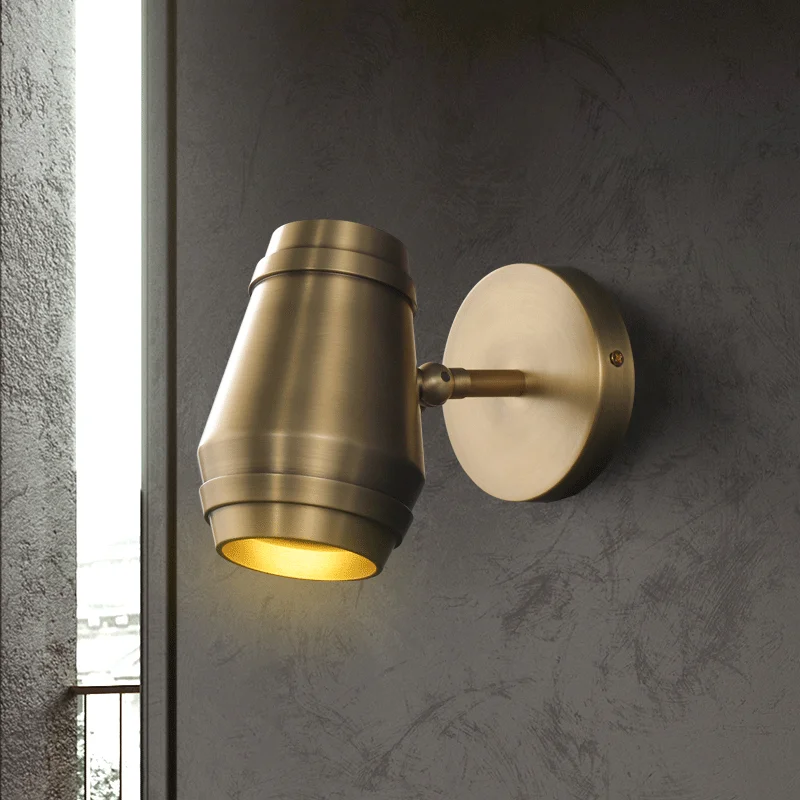 Минималистичные медные лампы в стиле пост-модерн креативные