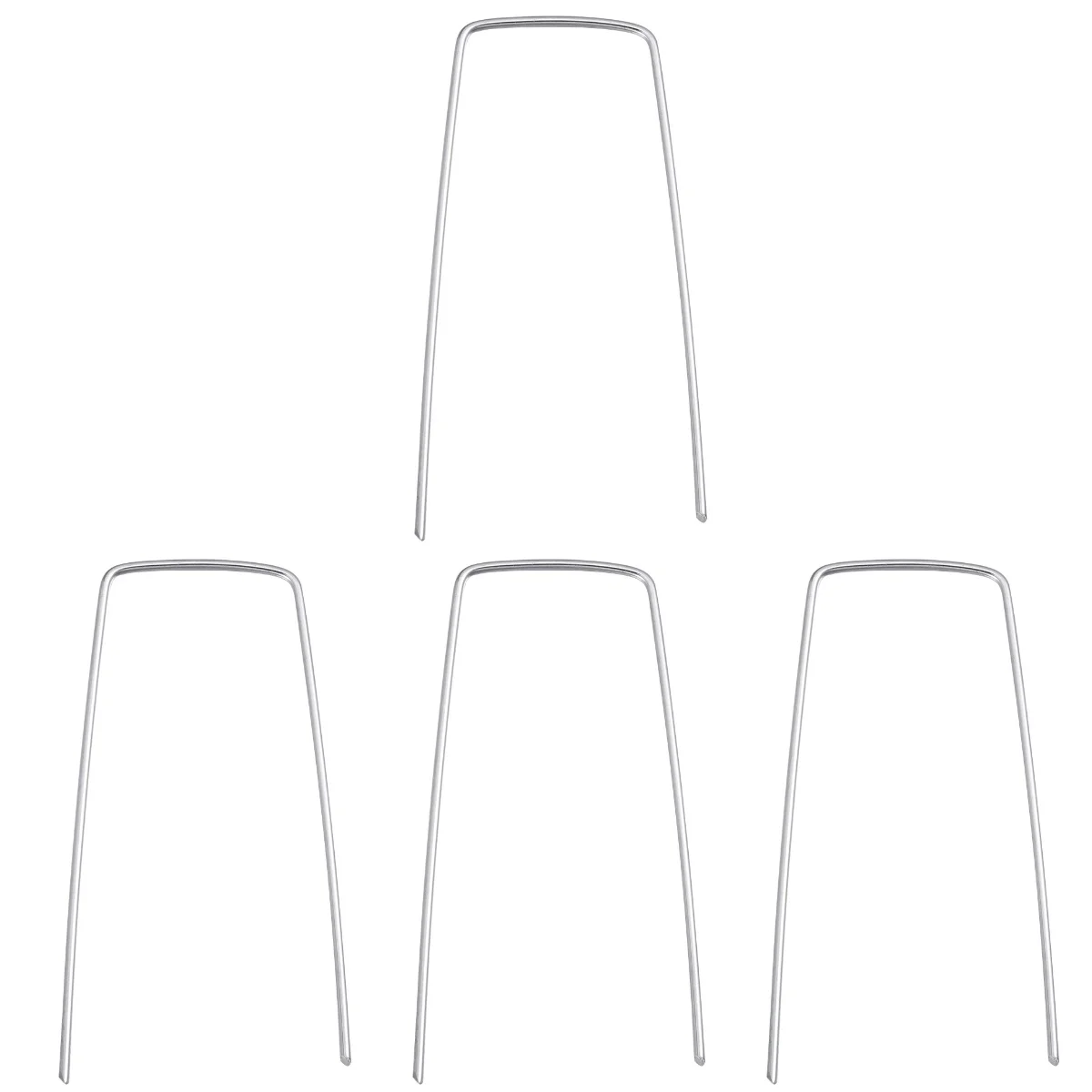 

200 Sod Staple Anti-rust Fence Stakes Wind Stake Ground Anchor Sturdy Ground Stakes Ground Cover Staples