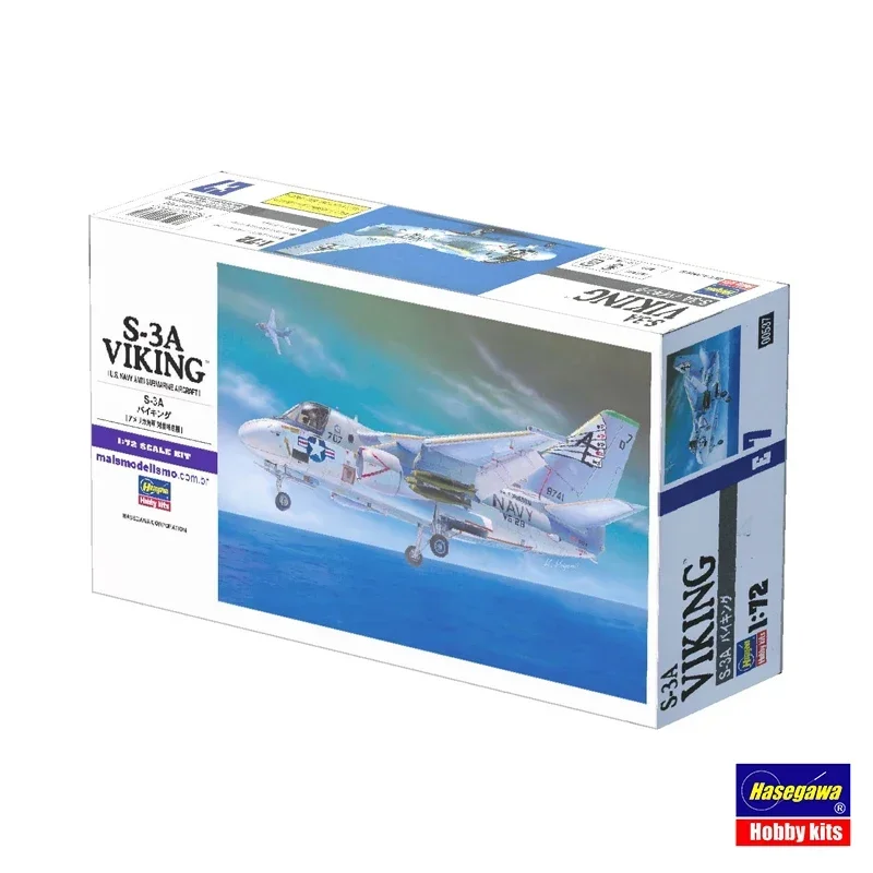 Фото Комплект пластиковой собранной модели Hasegawa 00537 S-3A Противоподводный самолет Viking 1/72 №5