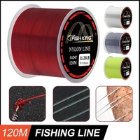 120m fishing line nylon monofilament rock sea fishing line strong abrasion fishing wire sea fishing line tackle accessories