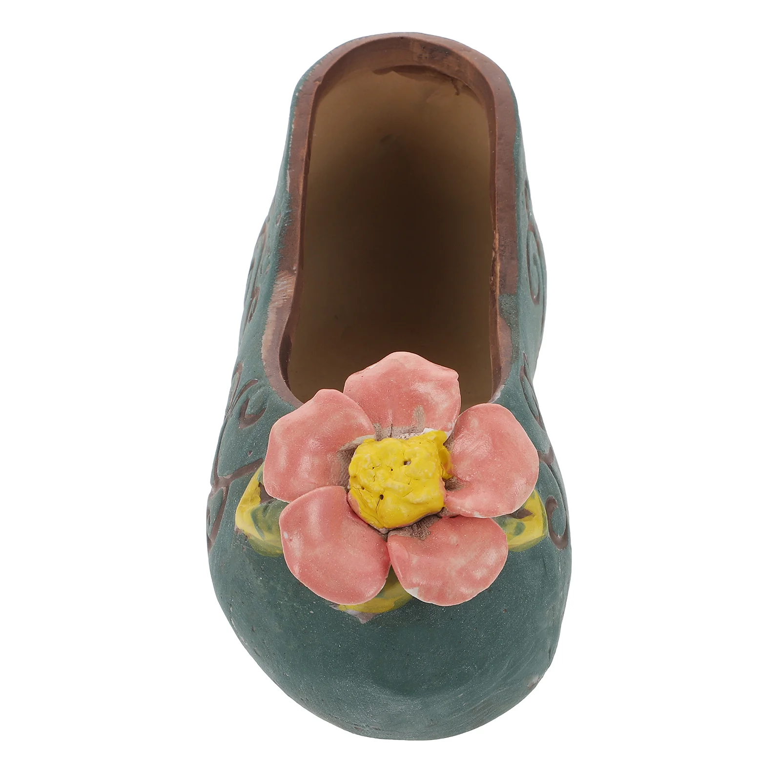 

Planter Pot Flowerceramic Boot Flowerpot Bootsfleshy Novelty Succulent Decorative Retro Shaped Shoes Garden Shape Indoor Desktop