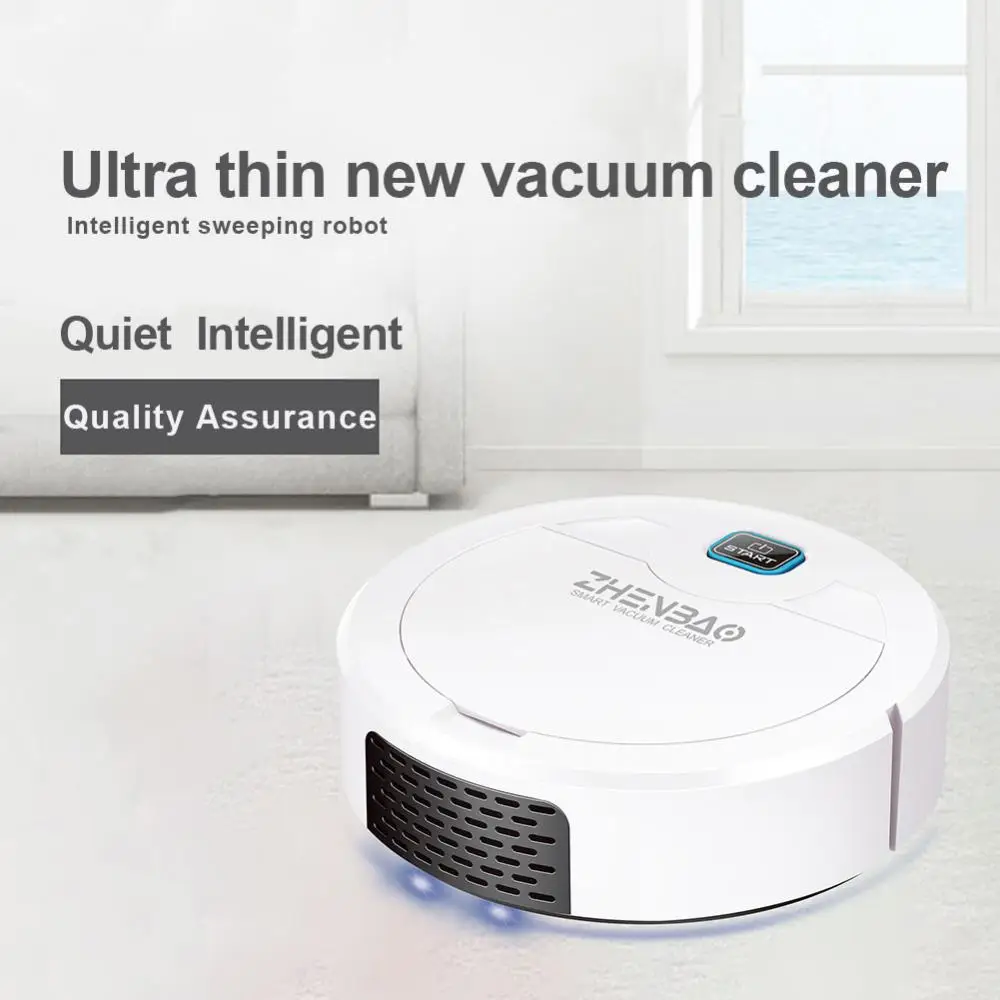

Automatic Robot Vacuum Cleaner Smart Wireless1600Pa Strong Suction Cleaner Wet And Dry Ultra-thin Cleaning Machine Smart Home