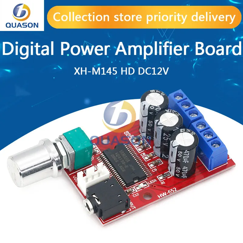 

Цифровой усилитель XH-M145, с высоким разрешением, 12 В постоянного тока, HD