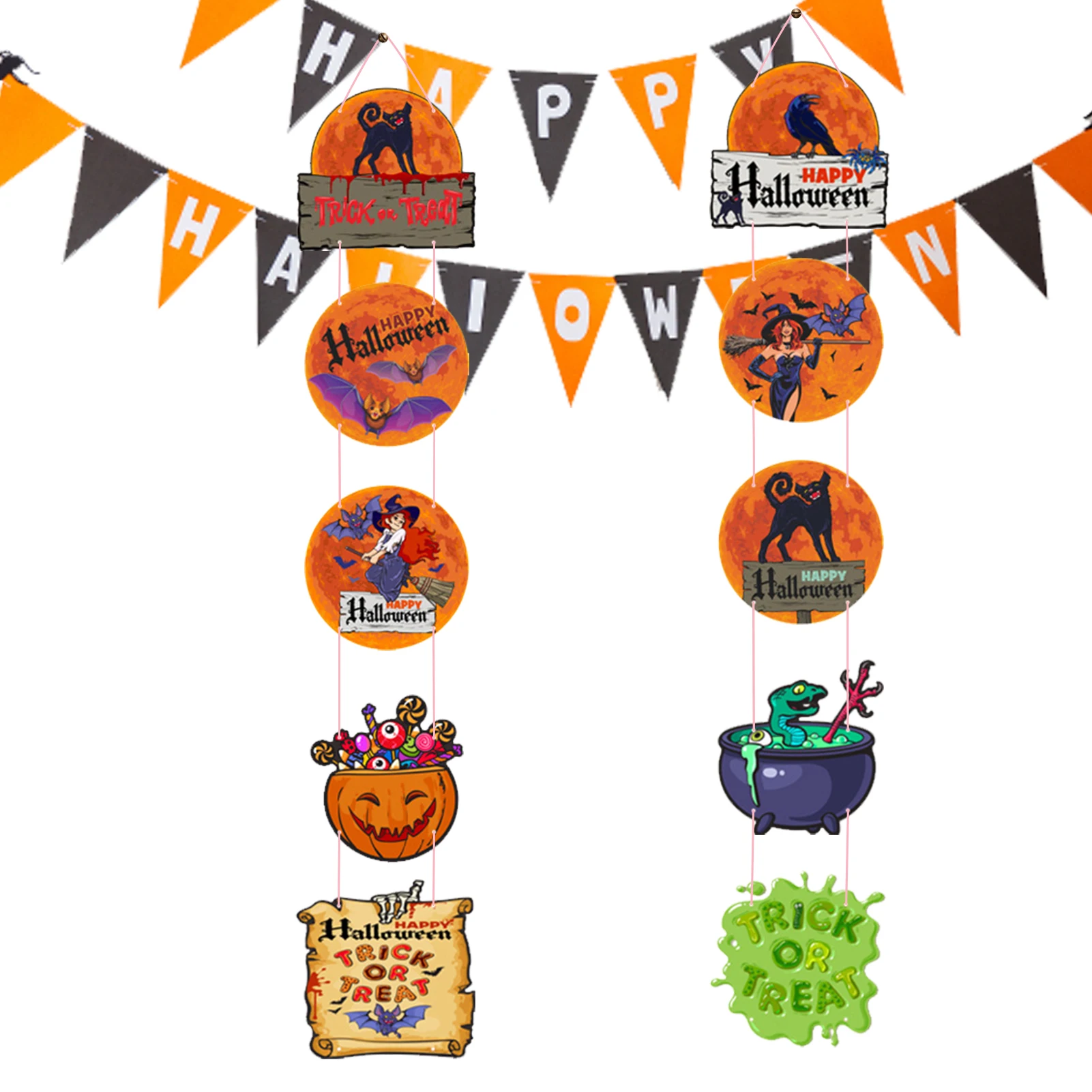 

Halloween Decorations Door Hanging Signs Halloween Door Banner Curtains Halloween Wall Hanging Banner Decor For Halloween