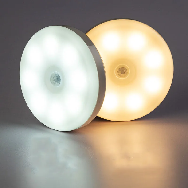 

Bedroom LED Night Lights PIR Motion Sensor Auto Night Lamp Children's Gift USB Charging Bedroom Kitchen garden IP44 GL86