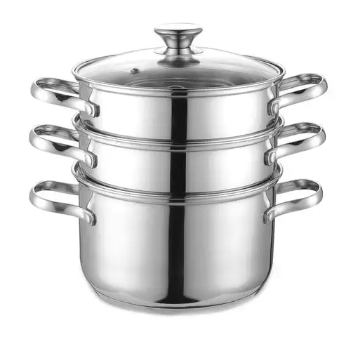 

Stainless Steel Double Boiler and Steamer Set