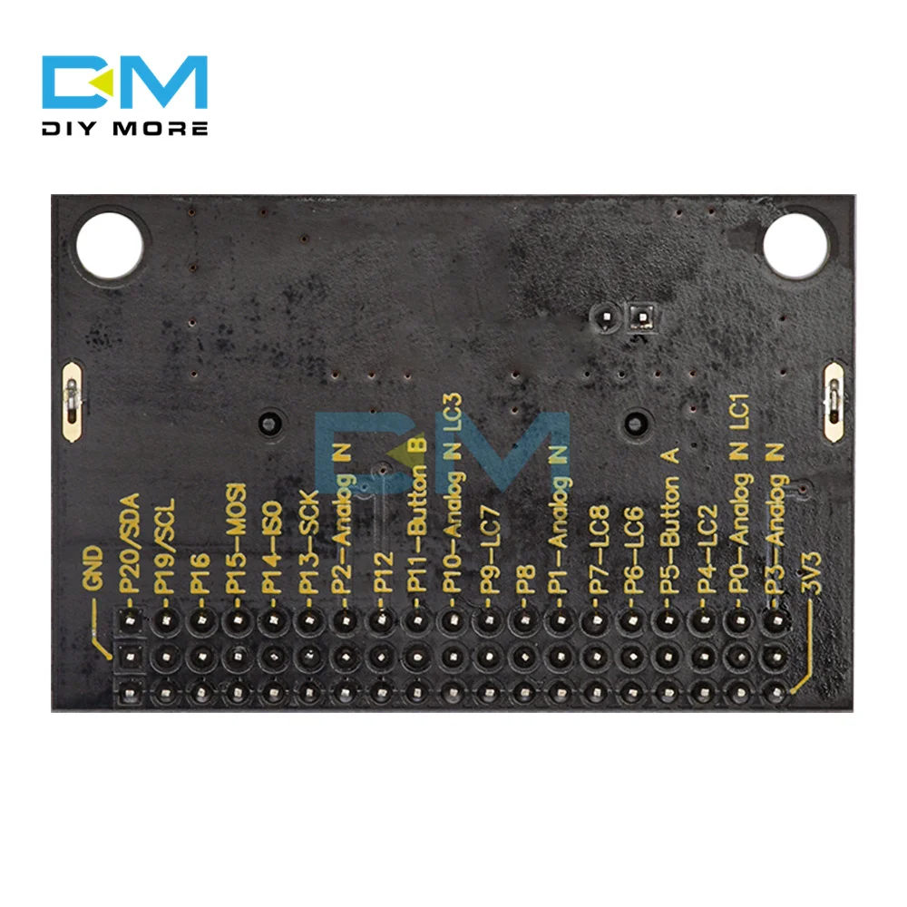 Плата расширения Micro Bit со светодиодсветильник кой IIC или SPI IO обучающее