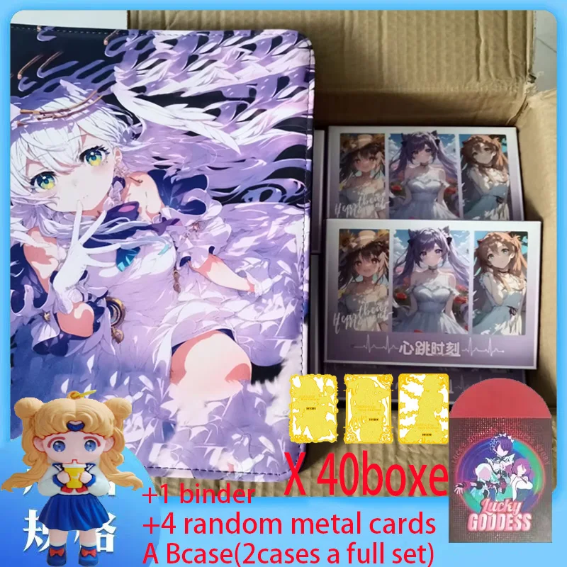 Новая металлическая карта Goddess Board Heart Moment Doujin Booster Box Hobby Game Card Spicy Rare LSP SSP SSR Игрушки