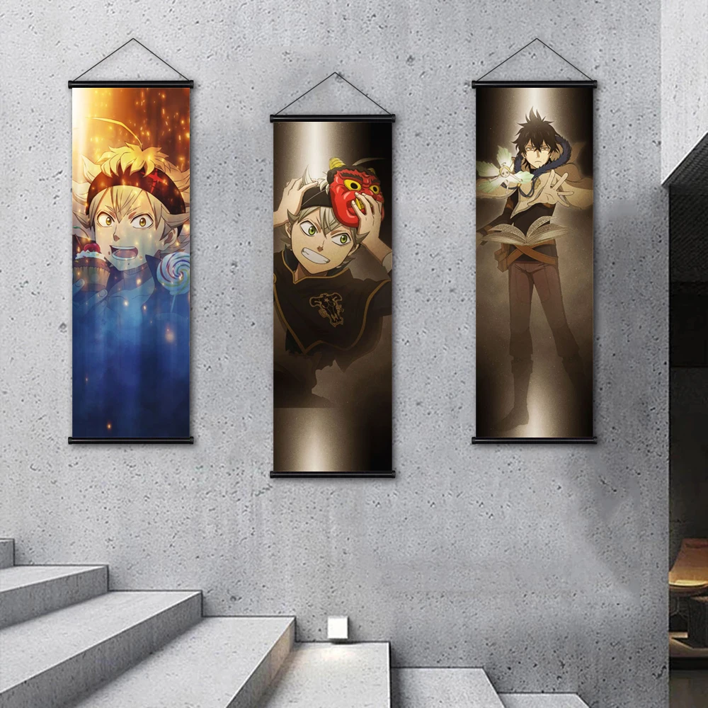 Постер Noell Silva HD Yami Sukehiro картина на стену печать черного клевера Висячие свитки