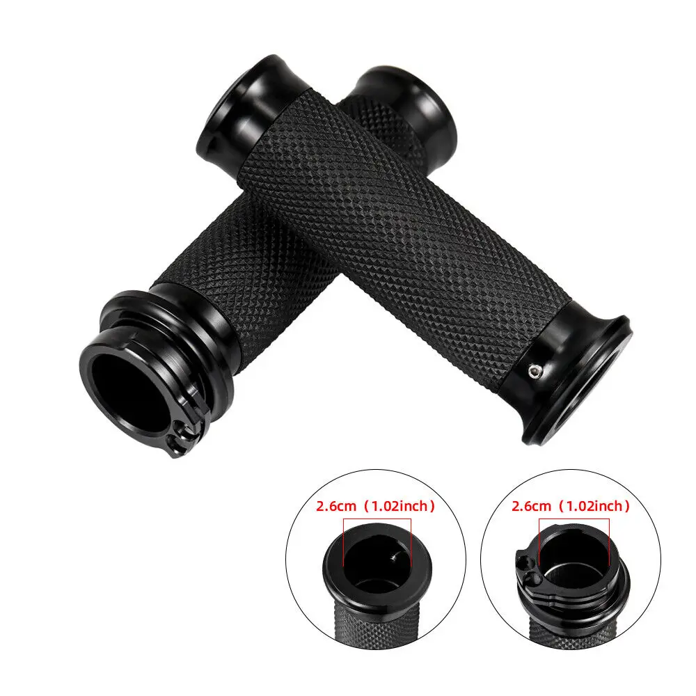 

Motorcycle 1'' Handlebar Handgrip Hand Grips For Harley Softail Sportster Dyna Touring XL1200 XL883 XL 883 1200 Custom