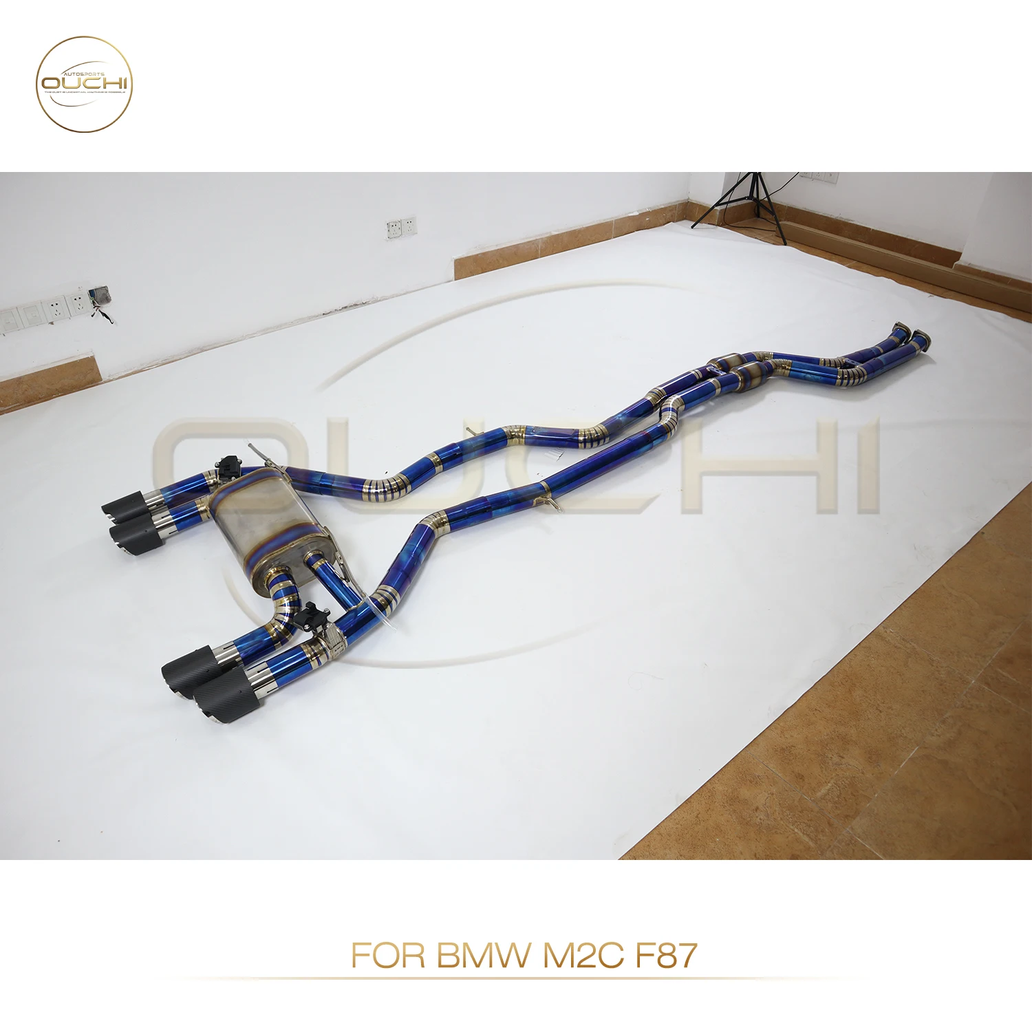 Выхлопная система OUCHI с титановым покрытием для BMW M2C M2 Competition F87 3 0 T S55 глушитель