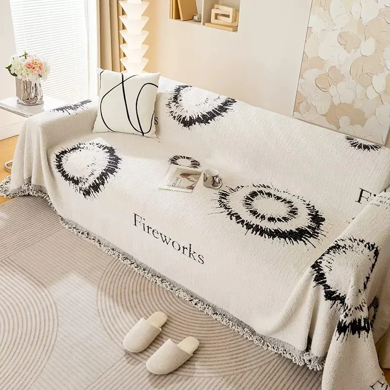 

Sofa Cover Cloth Sofa Blanket Cover Full Cover Universal Couch Towel Cover Dust Proof Sofa Cushion Cover