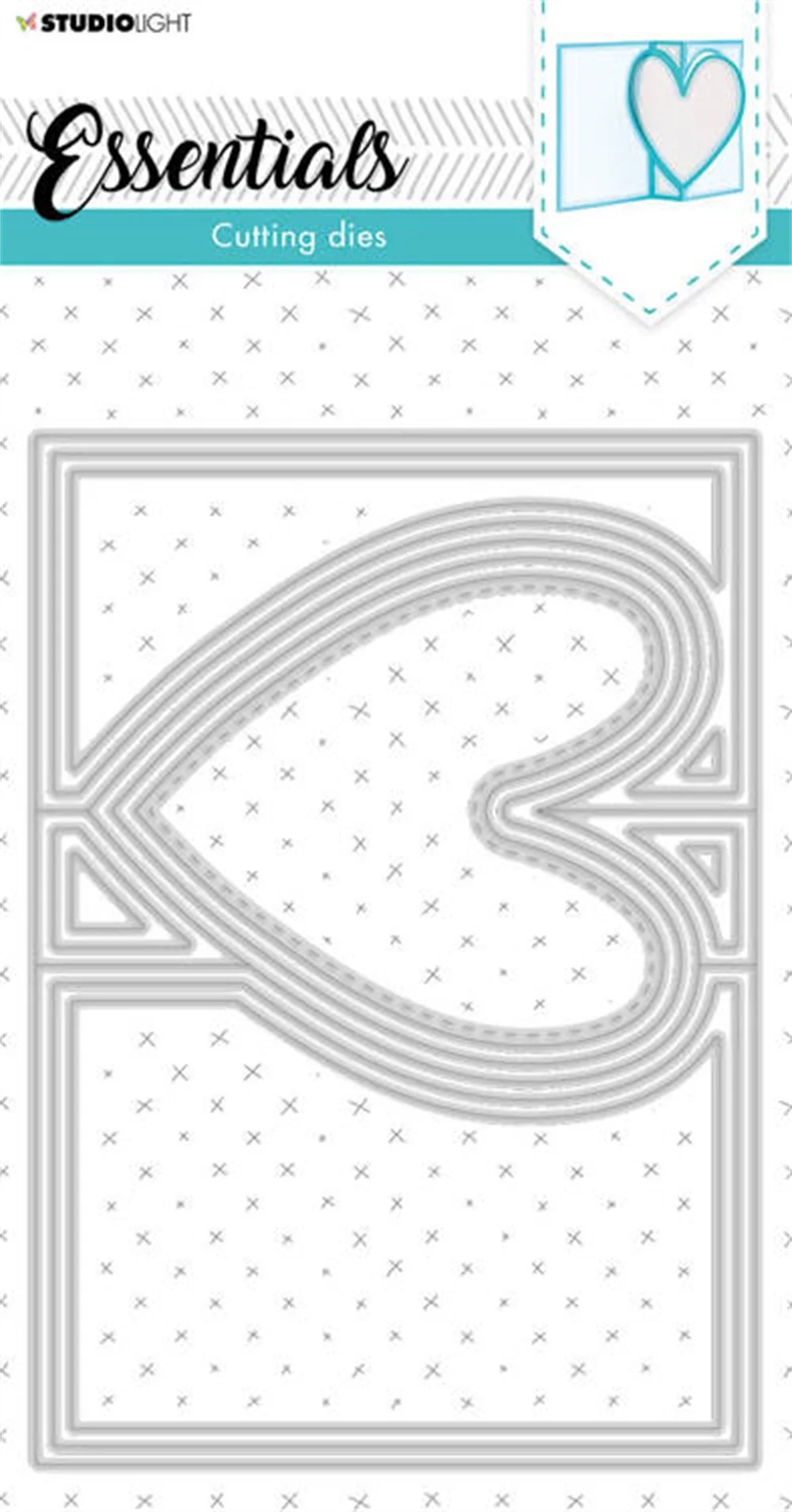 

New Hot Sale Heart Metal Cutting Dies Scrapbooking Paper Template Handmade Diy Gift Card Mold Decoration Craft Embossing Stencil