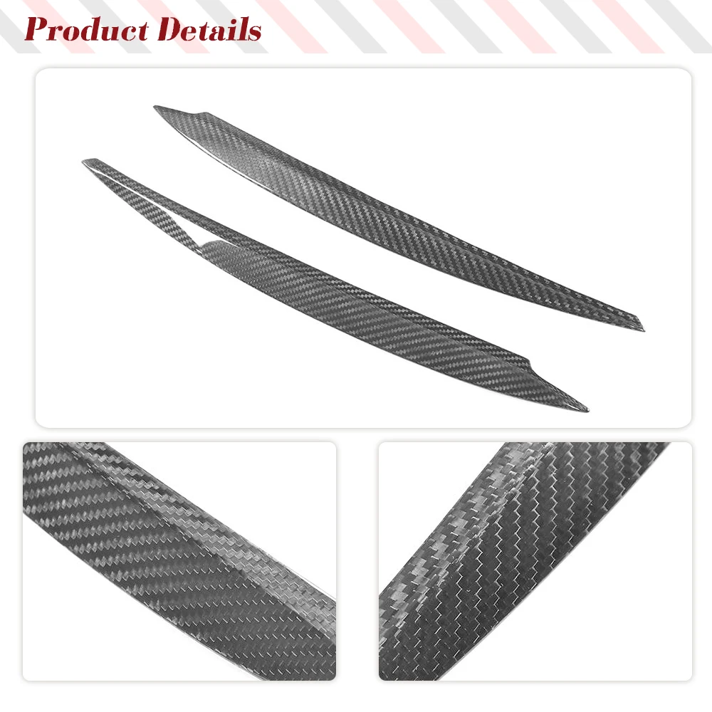 Сухие фары из углеродного волокна веки ресницы отделка бровей наклейка для VW GOLF 7