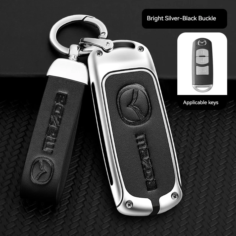 Чехол для автомобильного ключа из цинкового сплава для Mazda Axela Atenza 3 2 6 CX3 CX5 CX30 CX8 CX9 MX5 RX7 RX8