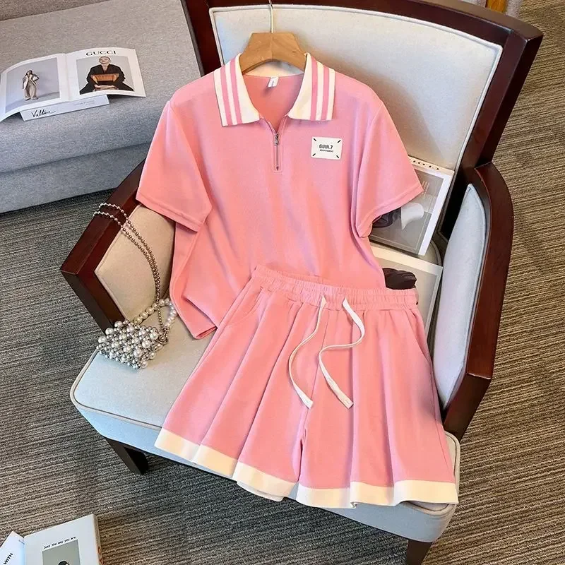 Простой свободный комплект из двух предметов для отдыха и спорта новинка 2024