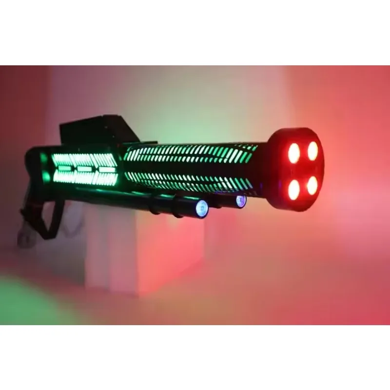 Фото CO2-джет-пушка с RGB LED подсветкой, DMX-управлением для свадеб, дискотек, ночных клубов, вечеринок и сценических шоу №3