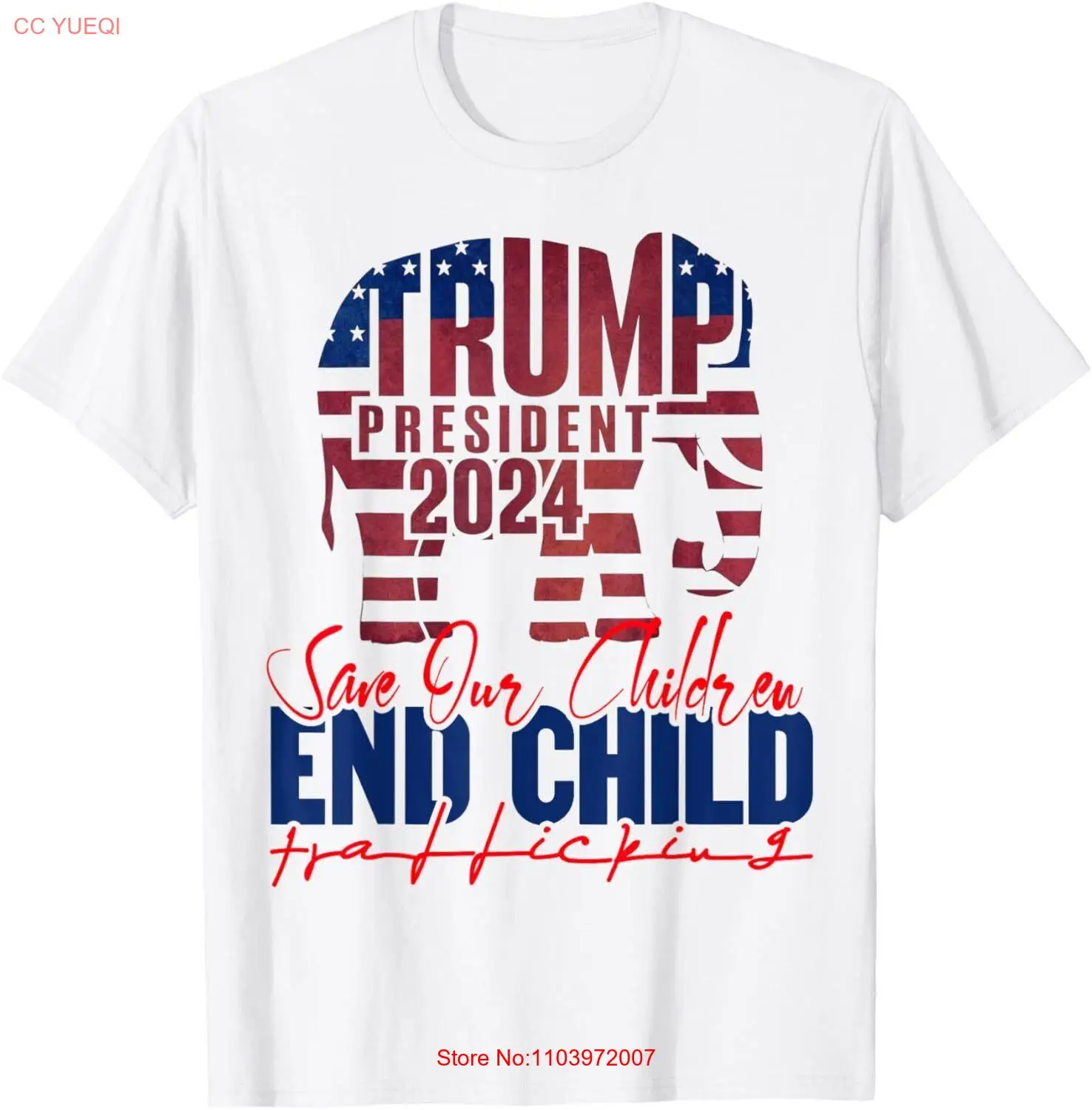 Футболка с надписью спасать Трампа наших детей-это правильный Трамп 2024