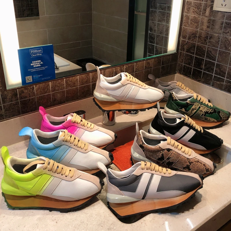 PDEP 2023 Chaussure Femme Tenis De Mujer Fashion Patch Breathable Durable Retro Leisure Shoes For Ladies Women Sport Sneaker