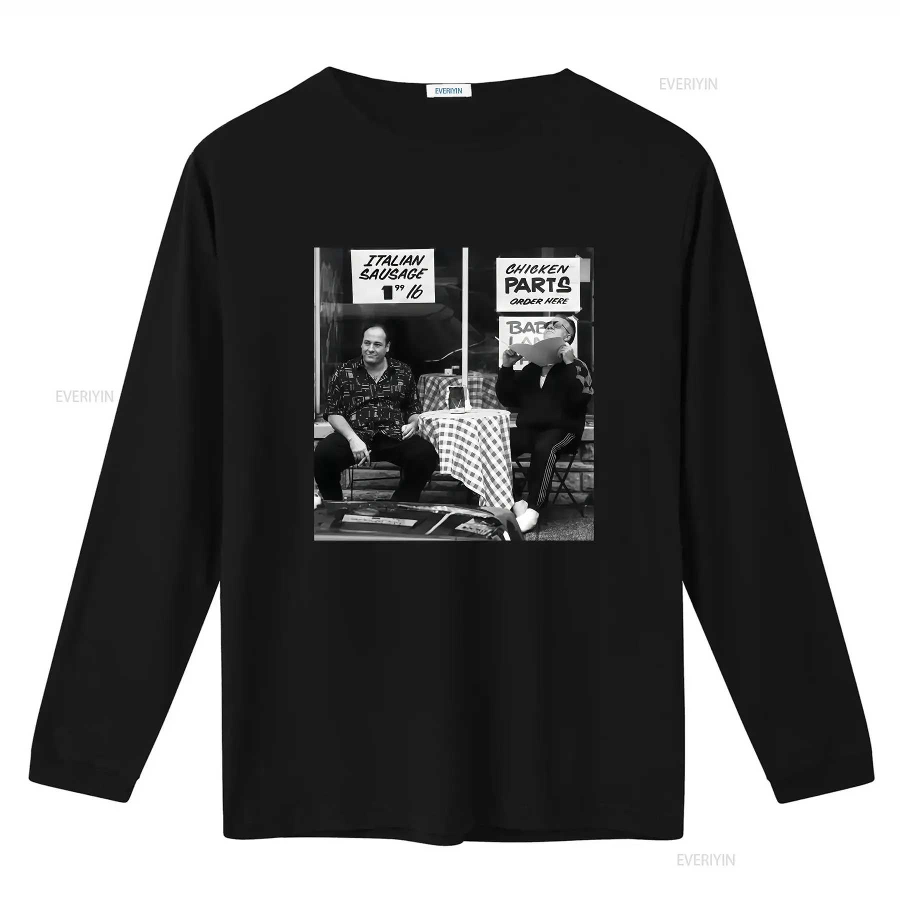 Фото Футболка унисекс Sopranos Paulie Gualtieri Tony Soprano, размер S-5XL, винтажная, с эффектом потертости, в стиле homme, универсальная. №3