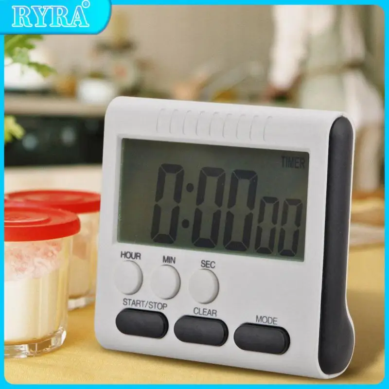 

Cooking Alarm Clock Loud Alarm Lcd Digital Display Magnet Clock Count-down Up Multifunctional Kitchen Timer Reminder Tool
