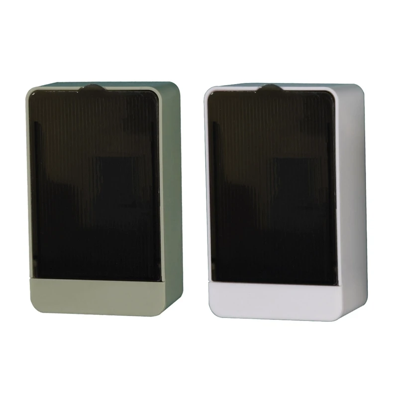 

P82D Flip Lid Drain Soap Box with Drawer Drain Tray Wall-mounted Drain Soap Rack