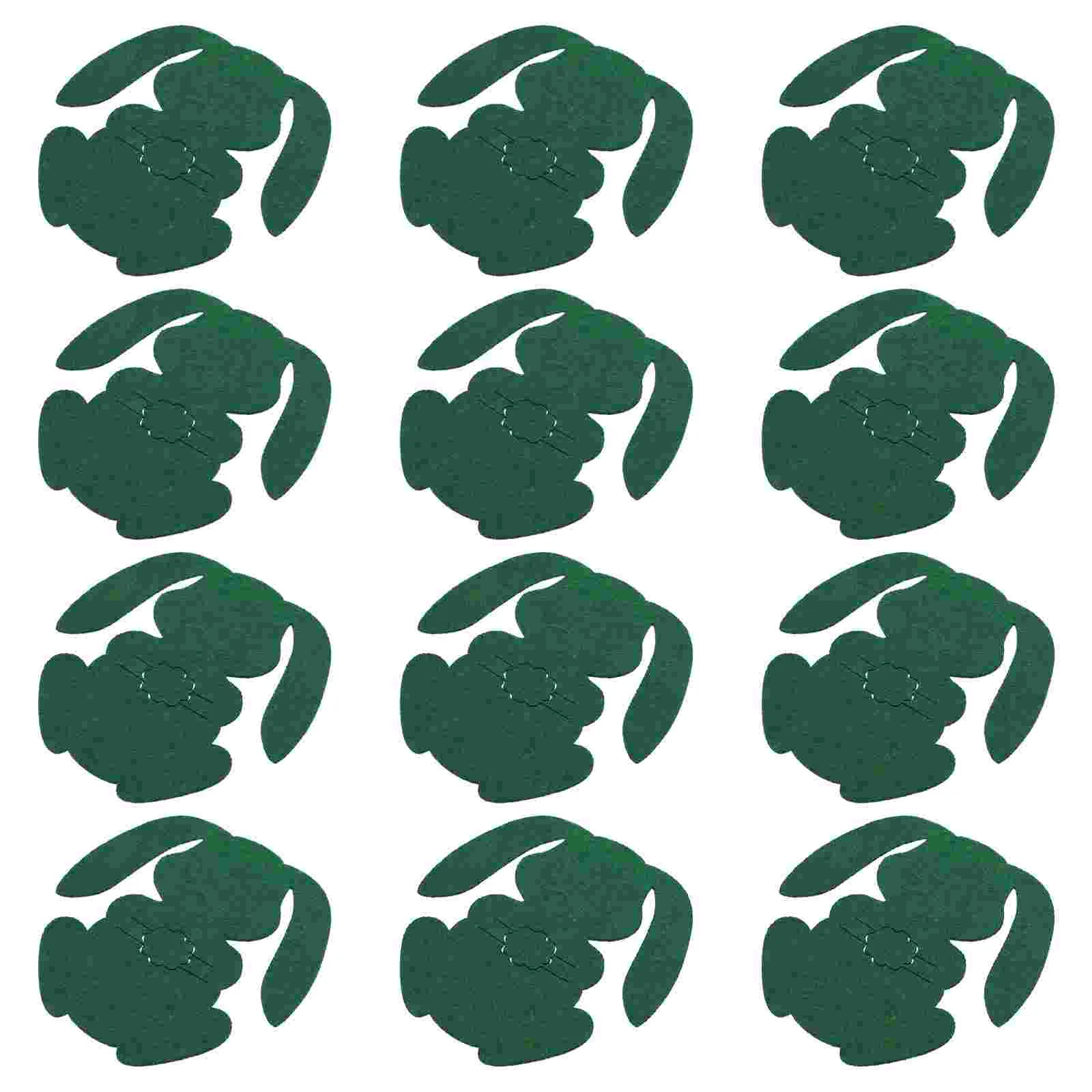 

12pcs Easter Tableware Covers Cutlery Holders Forks Protection Covers Easter Flatware Sleeves for Restaurant Home Gift Festival