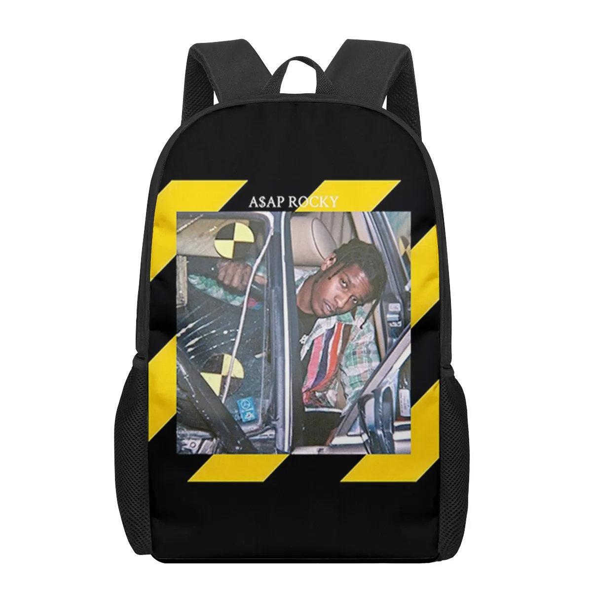 Asap Rocky Rapper TESTING  3D Print School Backpack for Boys Girls Teenager Kids Book Bag Casual Shoulder Bags 16Inch Satchel Mo