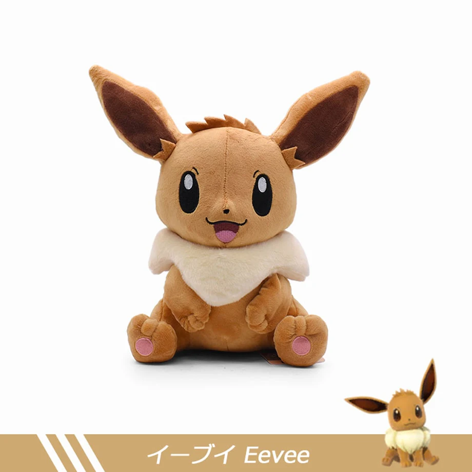 

Pokemon Anime Cute Eevee Plush Toys Soft Stuffed 30cm Doll Game Pokemon Monster Eevee Pillow Cotton Plush Toy for Children Gifts
