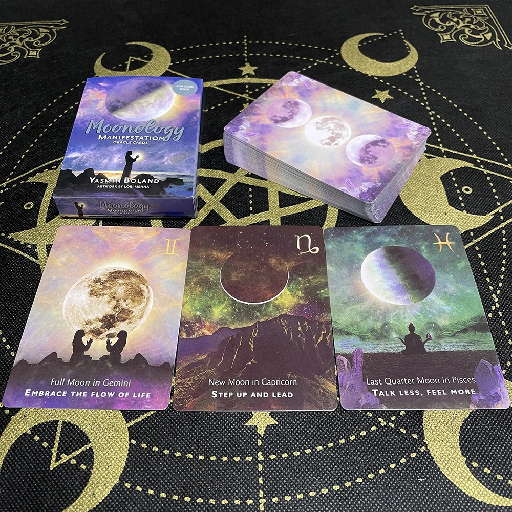 Oracle Cards Adult Board Games for Adults Playmat Card Game Spot It New Tarot Astrology PDF Guidebook Rune Witchcraft