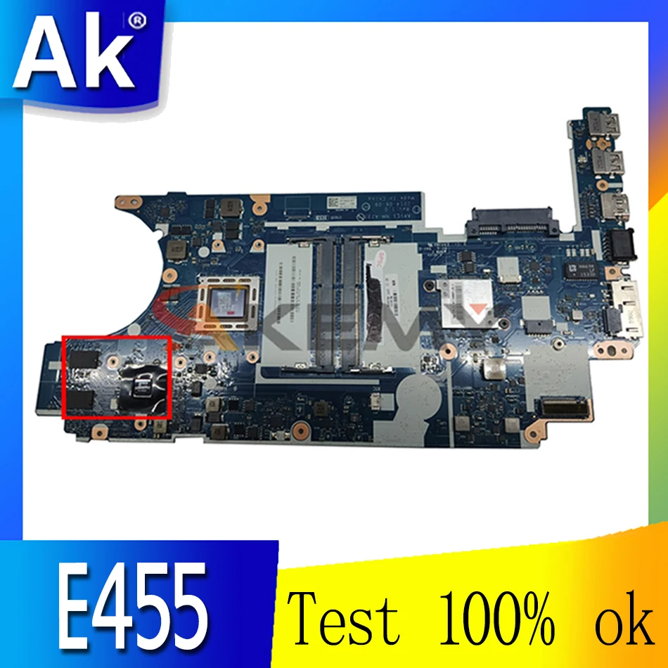 

Thinkpad E455 laptop independent graphics card motherboard. FRU 04X4991 NM-A231