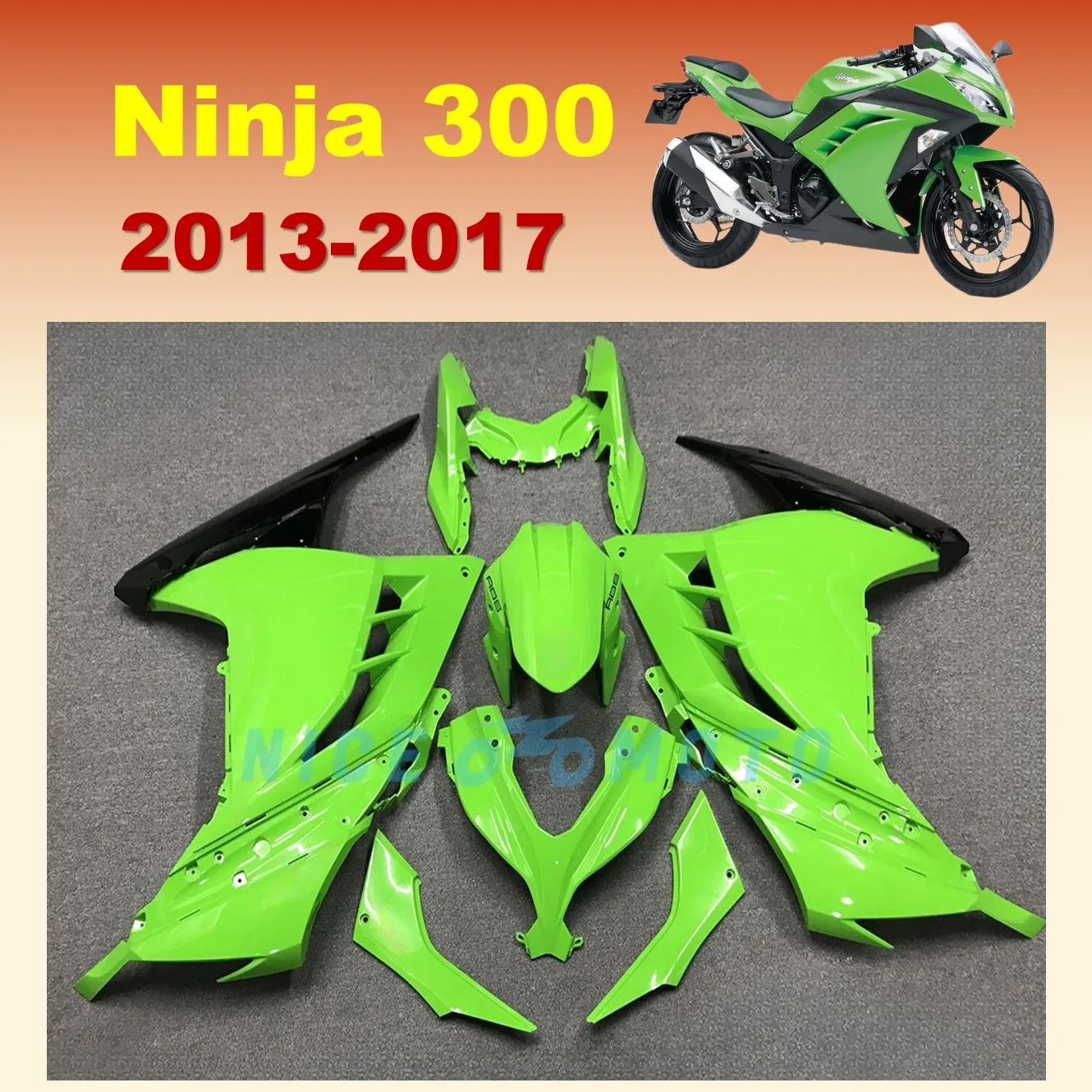 Для ниндзя 250R 300 13-17 лет EX250 EX300 ZX300 2013 2014 2015 2016 2017 мотоциклетный комплект