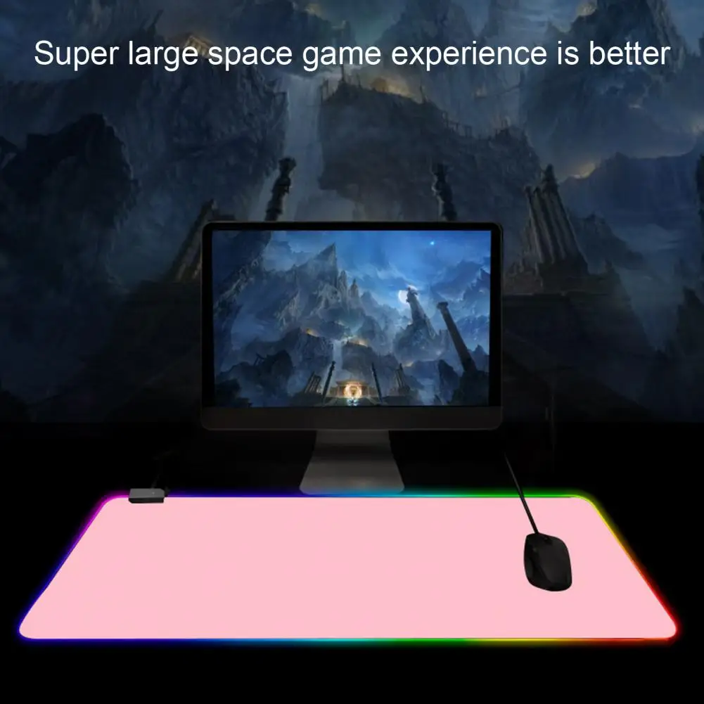 Светодиодный коврик для мыши Простой Легкий подключаемый светящийся