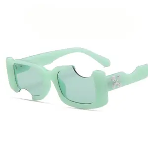 Off-White - Francisco Square-Frame Tinted Sunglasses - Green