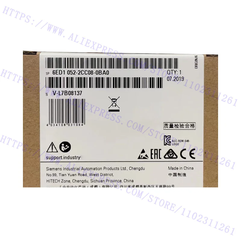 

Original NEW Plc Controller 6ED1052-2CC08-0BA0 Immediate Delivery