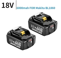for makita 18v 6000mah 6 0 ah rechargeable power tools battery with led li ion replacement lxt bl1860b bl1860 bl1850 bl1830