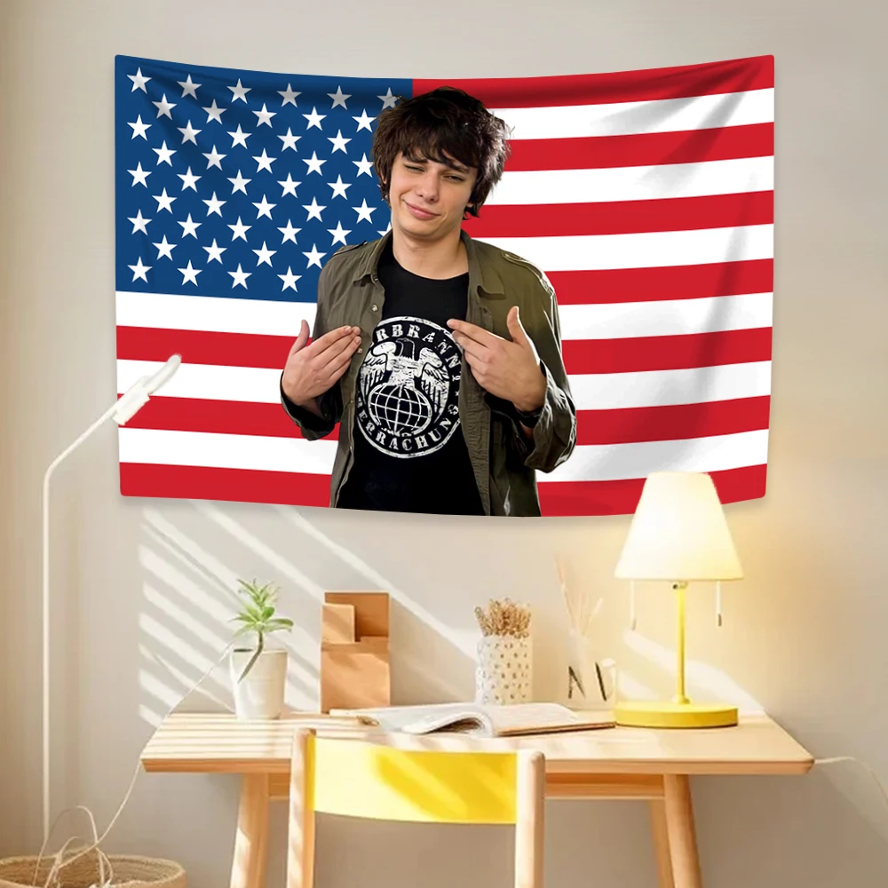 Rorodrick Heffleys американский флаг гобелен хиппи домашний декор эстетика настенный фон