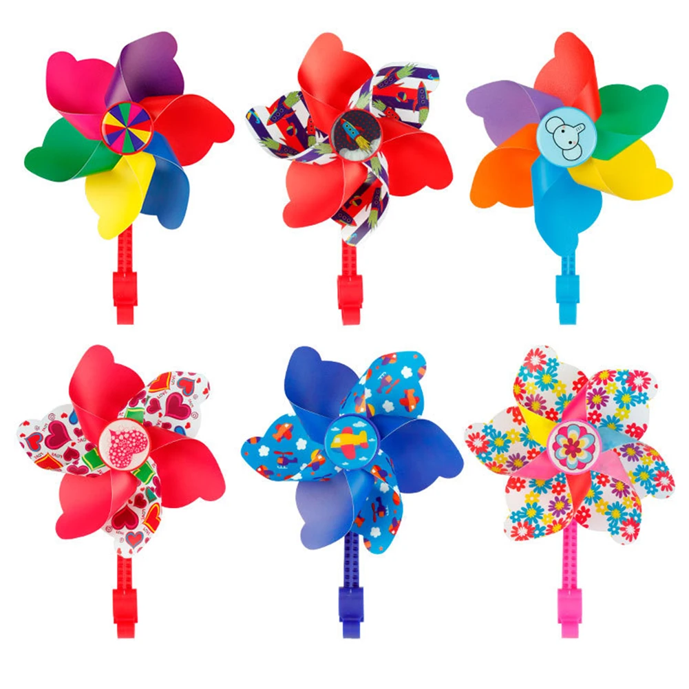 

Bike Handlebar Flower Pinwheel Windmill Decorations For Kid's Bicycle Scooter Children Bikes Handle Bar Cycling Accessories