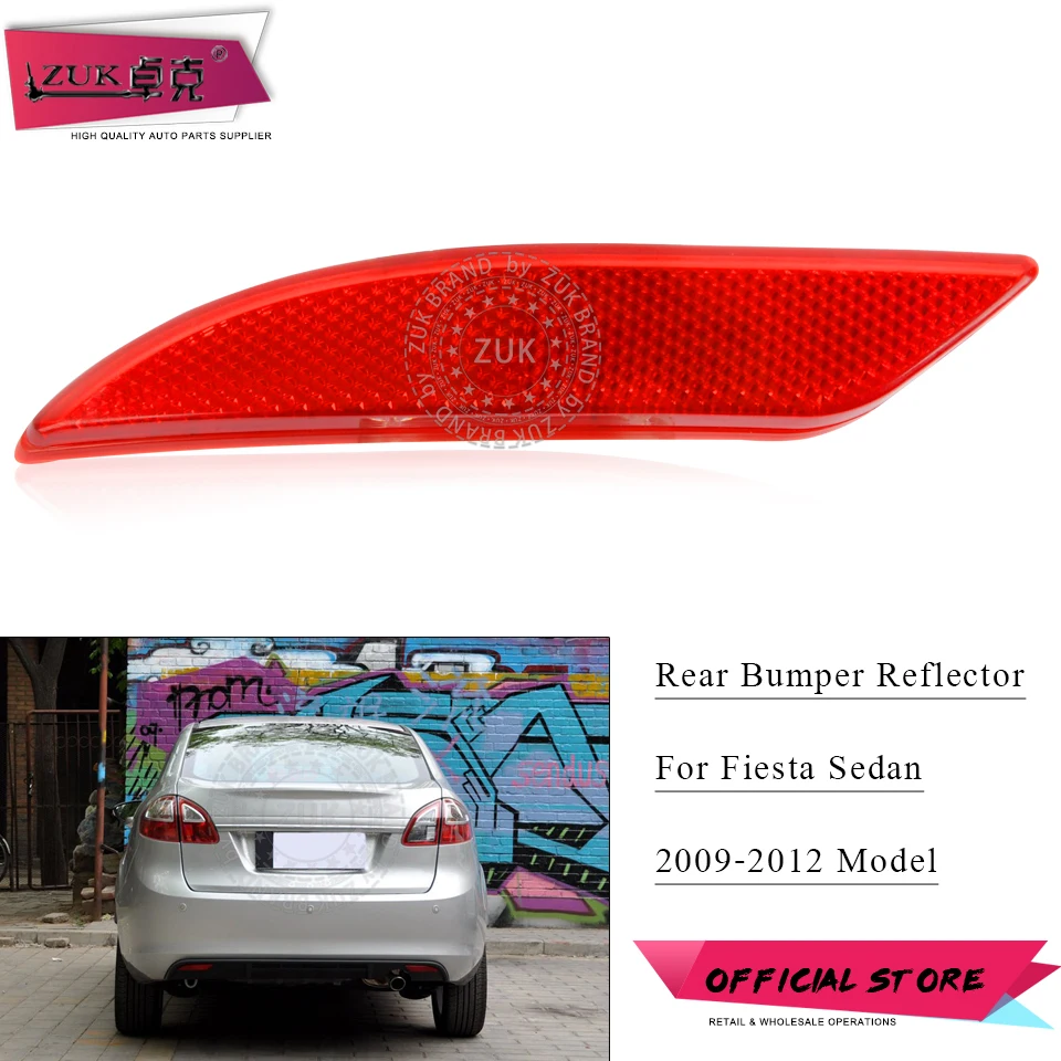 

Противотуманные фары на задний бампер для Ford Fiesta Sedan 2009-2012